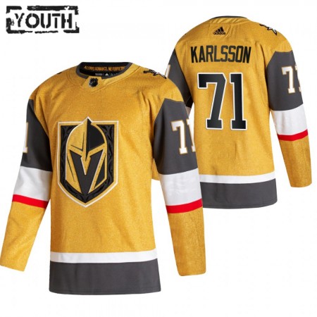 Kinder Eishockey Vegas Golden Knights Trikot William Karlsson 71 2020-21 Ausweich Authentic